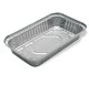 Pack 100 uni. Forma de aluminio retangular 650ml