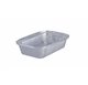 Pack 100 uni. Forma de aluminio retangular 1250ml