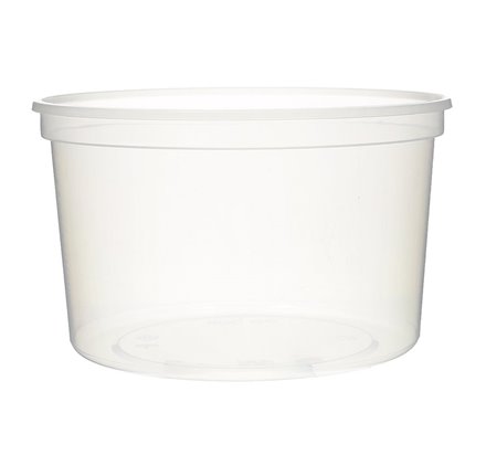 Pack 50 uni. Taça plástica sopa take away para sopa 500ml