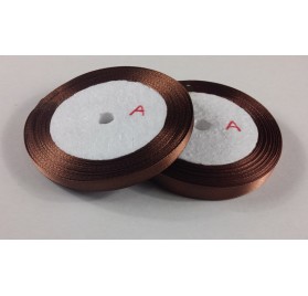 Fita Cetim 10mm 25 Metros - Castanho