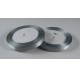 Fita Cetim 10mm 25 Metros - Cinzento