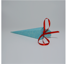 Scatola per regalo – Cono Quad. Lari Turchese 155mm
