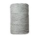 Fils pour macramés urdimbre 3mm 110m Ultra silver