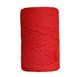 Macrame urdimbre 9mm 75m Tulip red