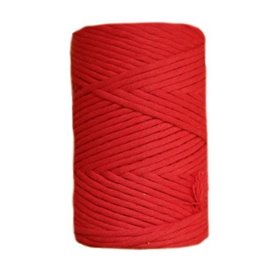 Fils pour macramés urdimbre 9mm 75m Tulip red