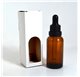 Caixa frasco ambar 30ml branco