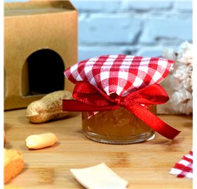 Glass Jar for Jam 30ml with golden lid