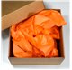Papel Seda Salmon  para enchimento de caixas de cartão para encomendas