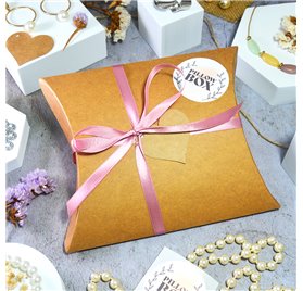 Scatola per regalo - Almofada Kraft 185x165x55mm
