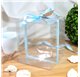 Caja de acetato rectangular transparente 100x100x120mm