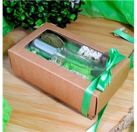 Caja para brinde - Caja de Cartón Mythical Gourmet Ventana 155x90x55mm