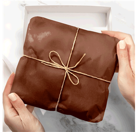 Papier Soie Chocolate Brown 50x75cm