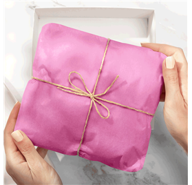 Papier Soie Peach Pink 50x75cm
