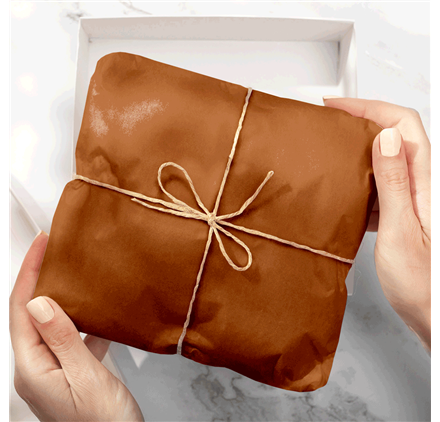 Papel Seda Hazel Brown 50x75cm