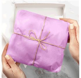 Papel Seda Baby Pink 50x75cm