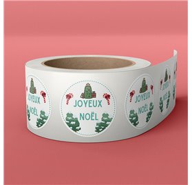 Etiqueta 9 Festive Holly Ring 40x40mm