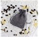 Saco 10x14cm juta Space Grey