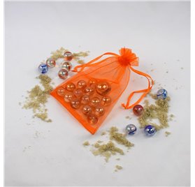 Saco organza Pumpkin Orange 10x14cm