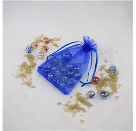 Bolsa de organza Deepspace Blue 10x14cm