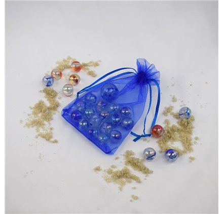 Saco organza Deepspace Blue 10x14cm
