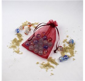 Organza Beutel Bordeaux 10x14cm