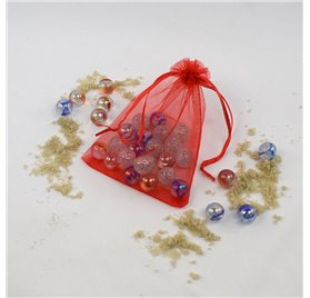Sacchetto organza Infinite Red 10x14cm