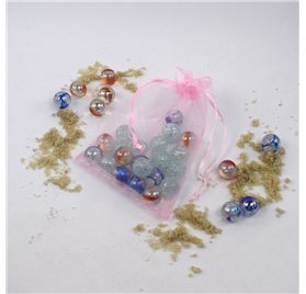Organza bag 10x14cm Baby Pink