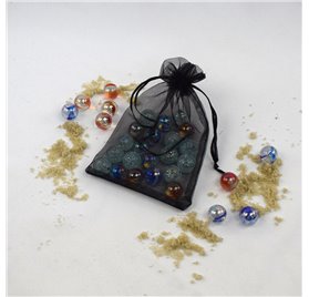 Saco organza Quasar Black 10x14cm