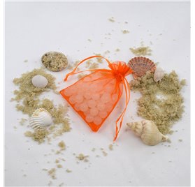 Pumpkin Orange Organza Bag 7x9cm