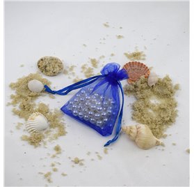 Bolsa de organza 70mm x 9cm Deepspace Blue