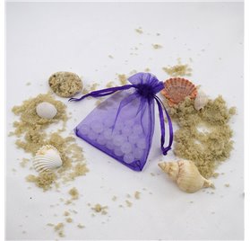 Bolsa de organza Indigo Purple 7x9cm