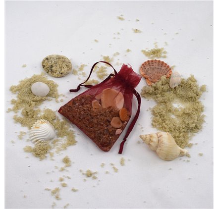 Bolsa organza Bordeaux 7x9cm
