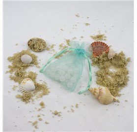 Emerald Green Organza Bag 7x9cm