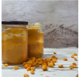 Frasco in vetro Europa Elite 300ml con Coperchio Dorato