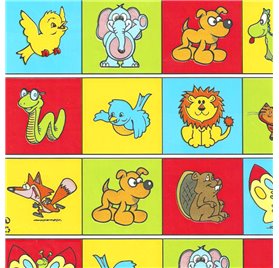 Papel de Embrulho 70cm Forest Friends