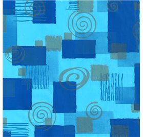 Papier Prezentowy 70cm Azure Abstract