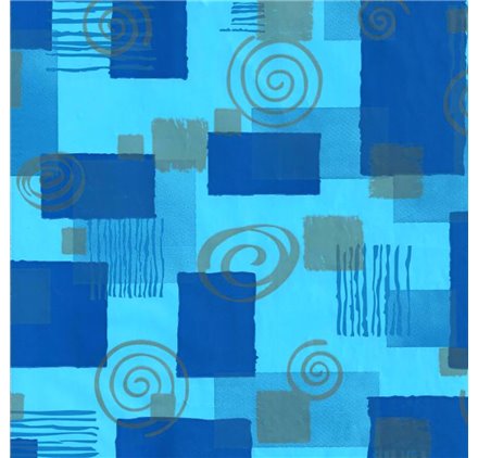 Papel de Embrulho 70cm Azure Abstract