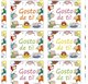 Papel de Embrulho 70cm Playtime Patchwork