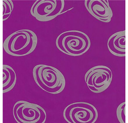 Papel de Embrulho 70cm Violet Vortex