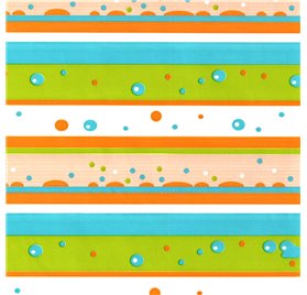 Papel de Embrulho 70cm Sunset Stripes