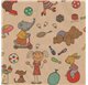 Papel de Embrulho 70cm Playful Pals Patchwork
