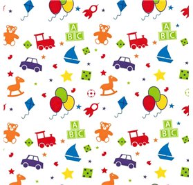 Papel de Embrulho 70cm Kiddie Kaleidoscope