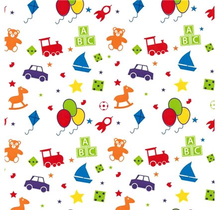 Papel de Embrulho 70cm Kiddie Kaleidoscope