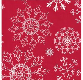 Papier Prezentowy 70cm Crimson Snowflake