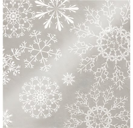 Papel de Embrulho 70cm Midnight Snow