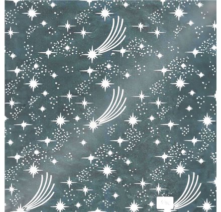 Papel de Embrulho 70cm Yuletide Stripes