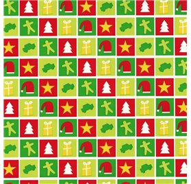 Papier Prezentowy 70cm Festive Patchwork