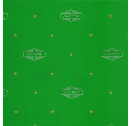 Papel de Embrulho 70cm Santa's Surprise