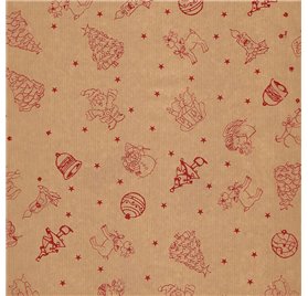 Papel de Embrulho 70cm Evergreen Elegance