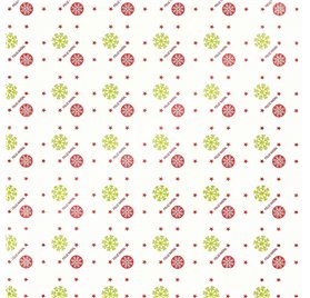 Papel de Embrulho 70cm Snowy Flakes Serenity